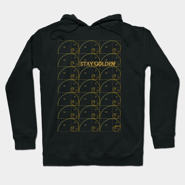 Stay Golden Hoodie by Rattykins
